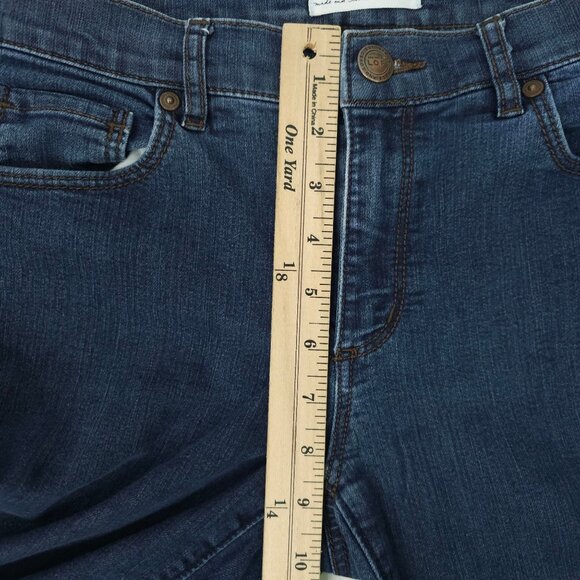 Loft Modern Skinny Jeans Womens Size 28/6 Mid Rise Dark Wash Stretch Denim - Picture 4 of 14